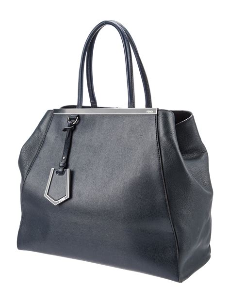 fendi large 2jours tote|fendi double f bag.